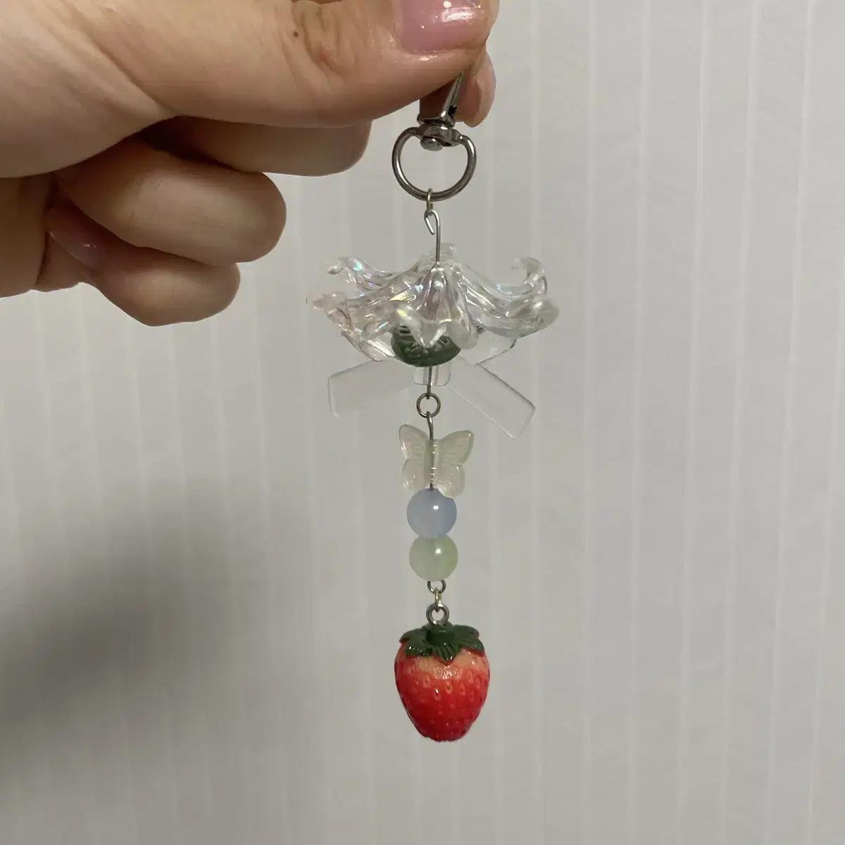 Flower Bead Keyring