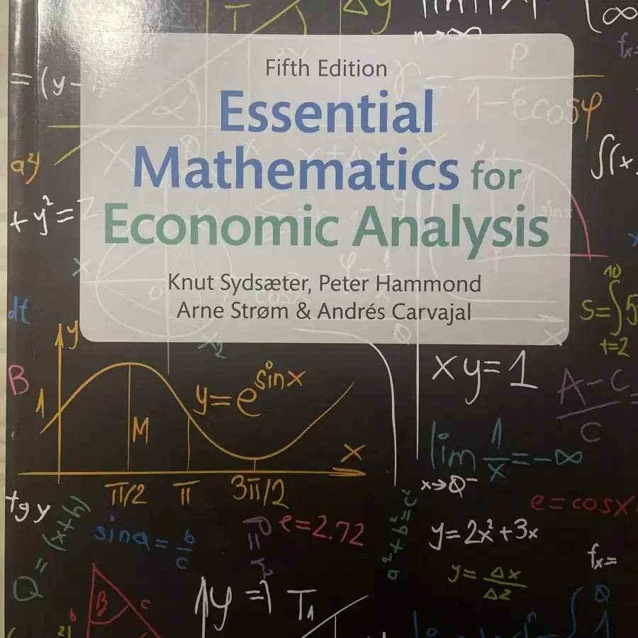 Essential Mathematics for Economic analy