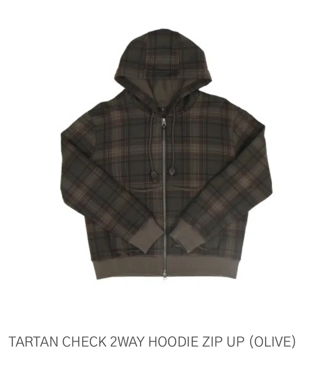 Safarispot Tartan Check Hoodie Zip Up