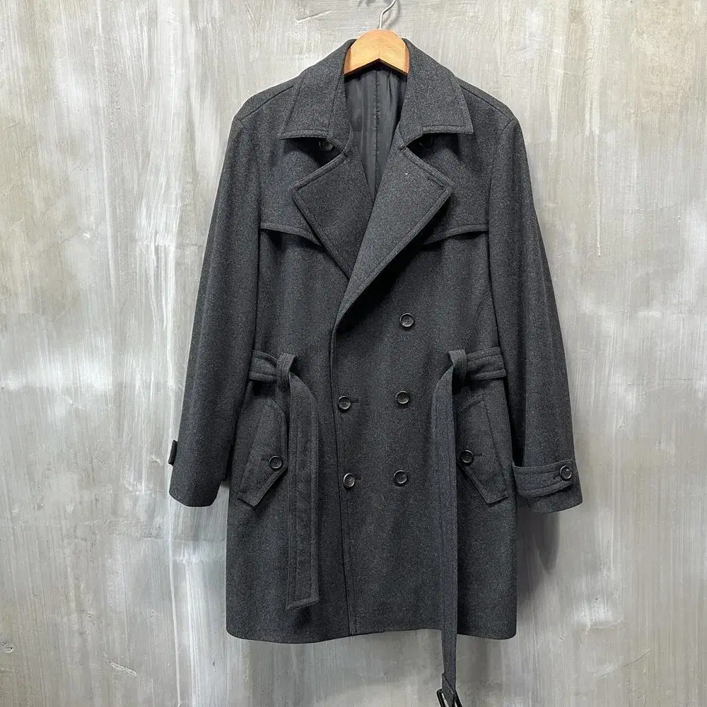 Solid homme wool coat/men(48)/JP273/good condition