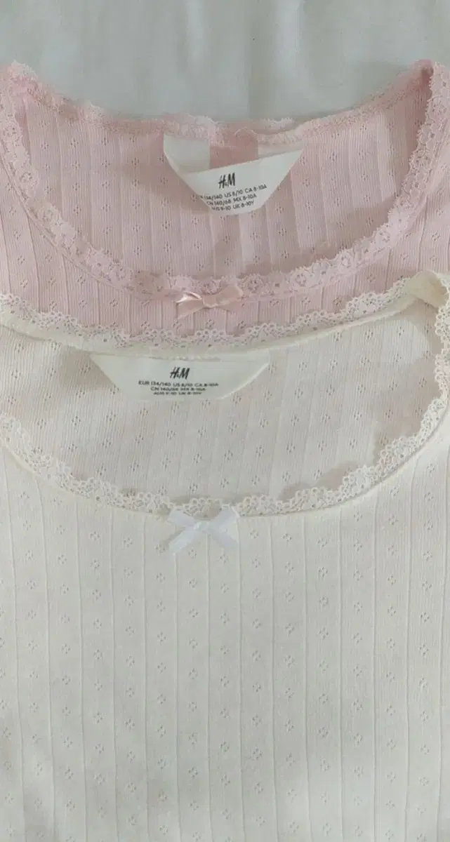 H&M Ribbon Lace Pointel Top Long Sleeve T-Shirt Pintacala Egg Himekaguru Mori