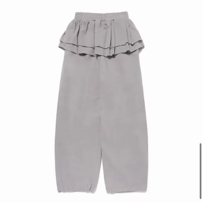 허그유어스킨 Frill skirt jogger pants