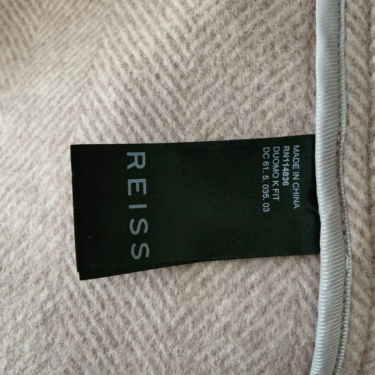 M Reiss 울 53% 코트