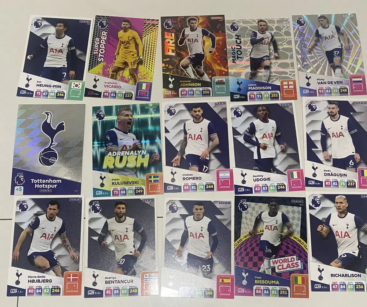 2025 Panini Tottenham Collection