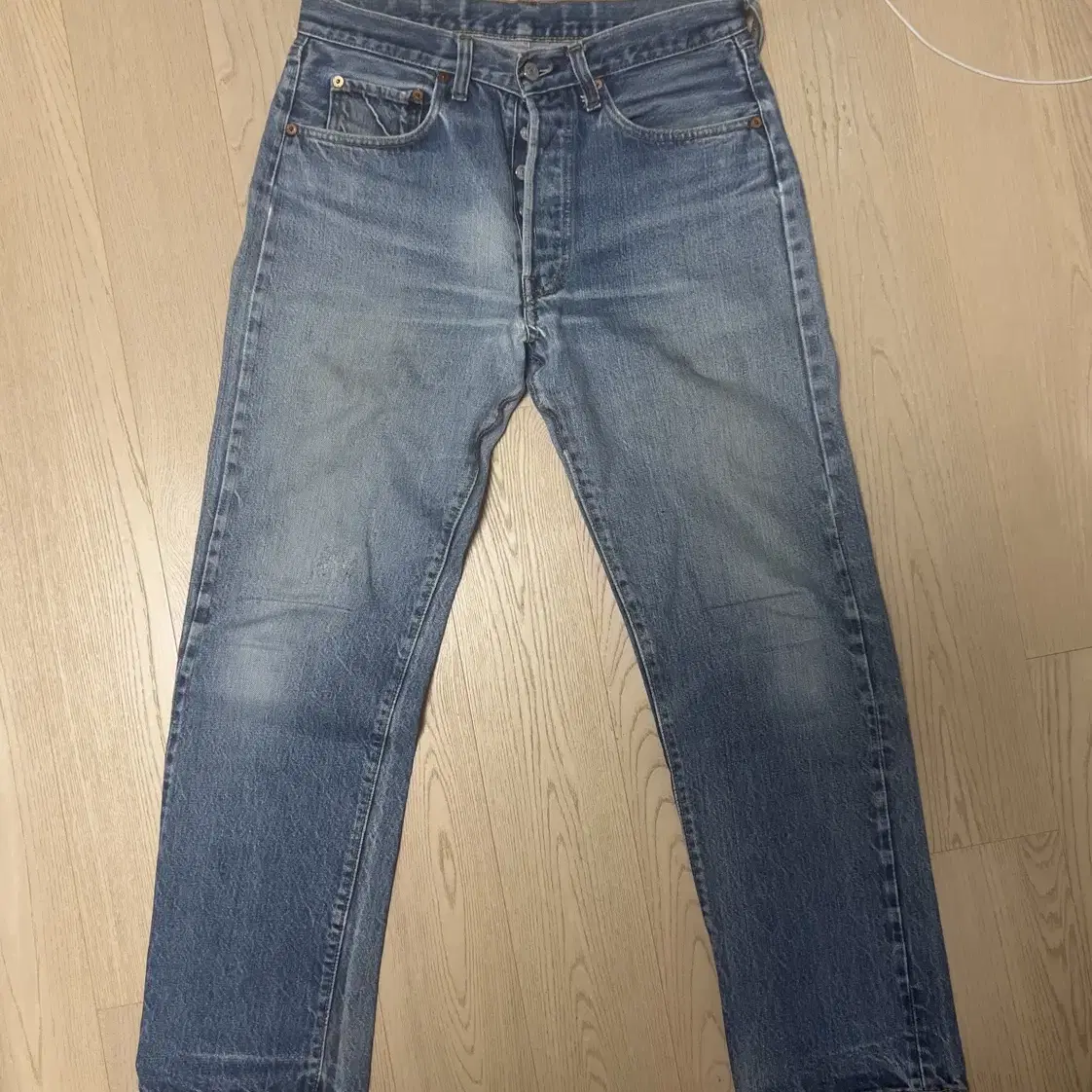 70s levis 501 66 후기 블랭크 탭