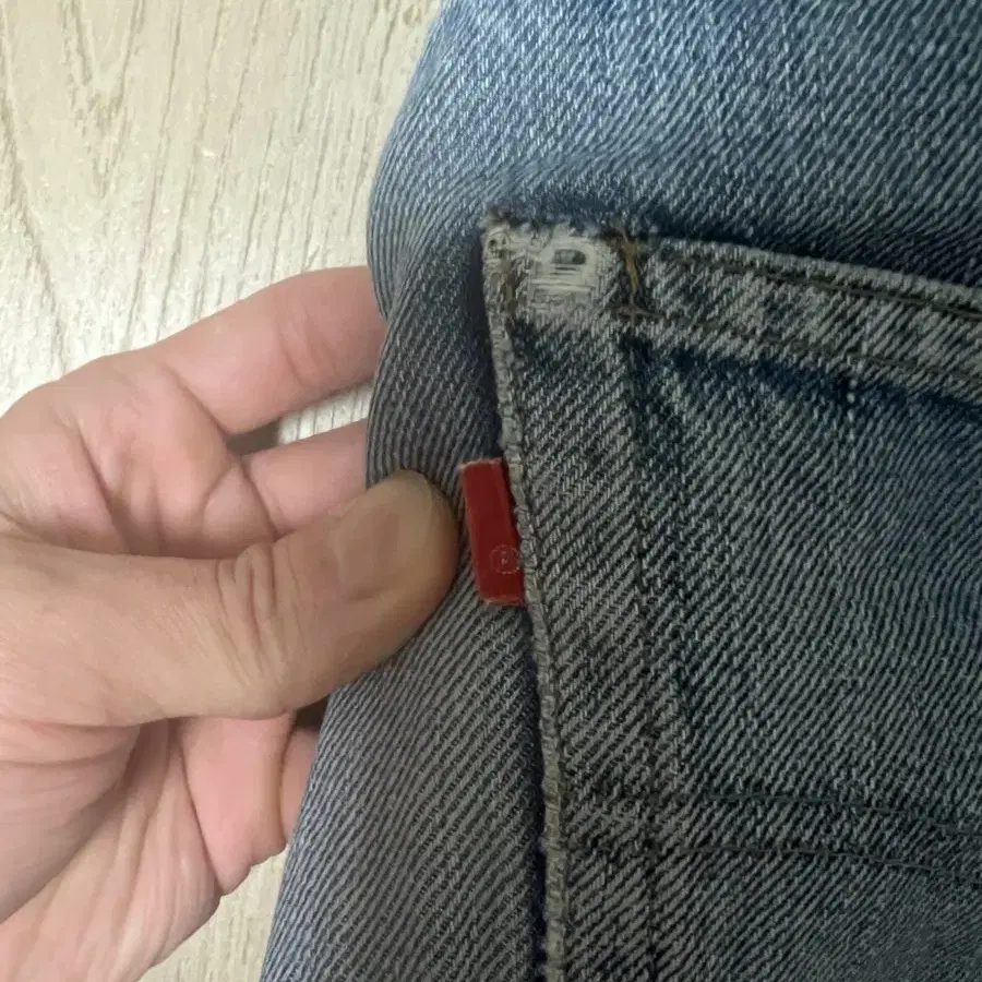 70s levis 501 66 후기 블랭크 탭