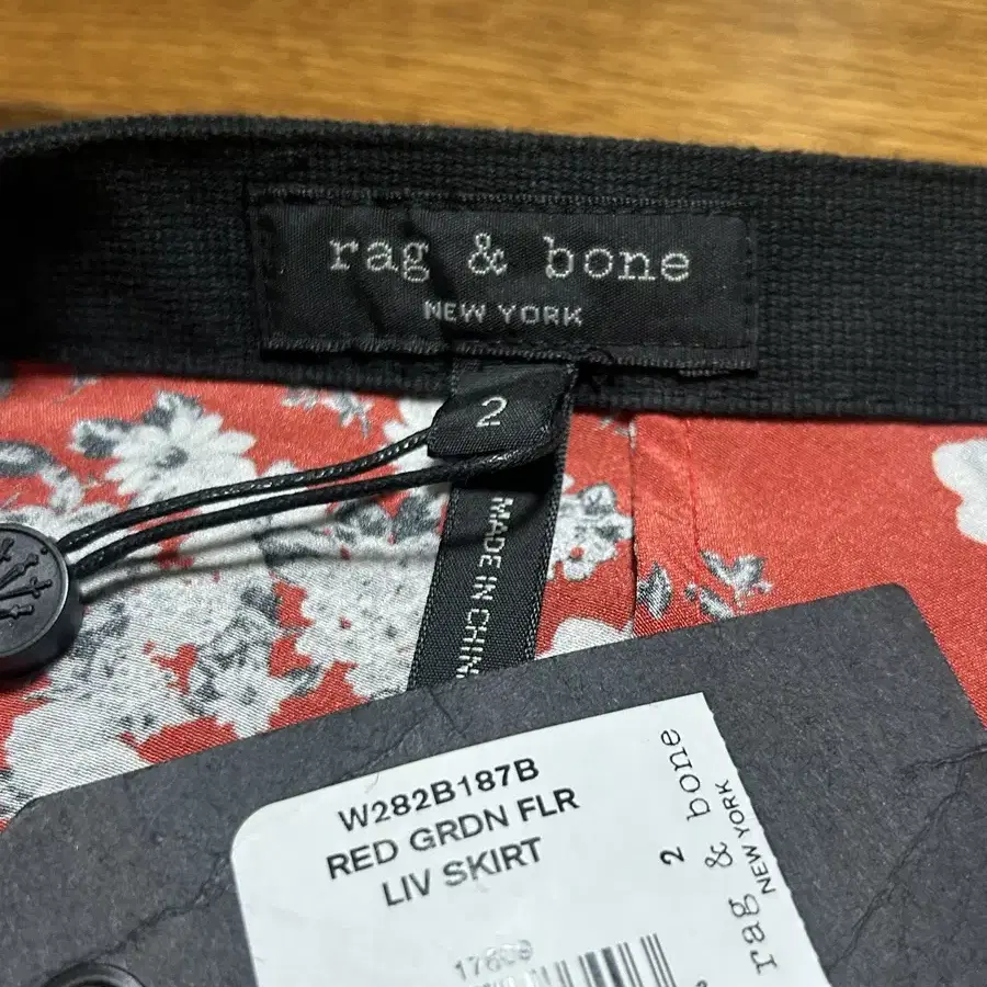 rag & bone 랙앤본 레드 플라워 스커트 2사이즈