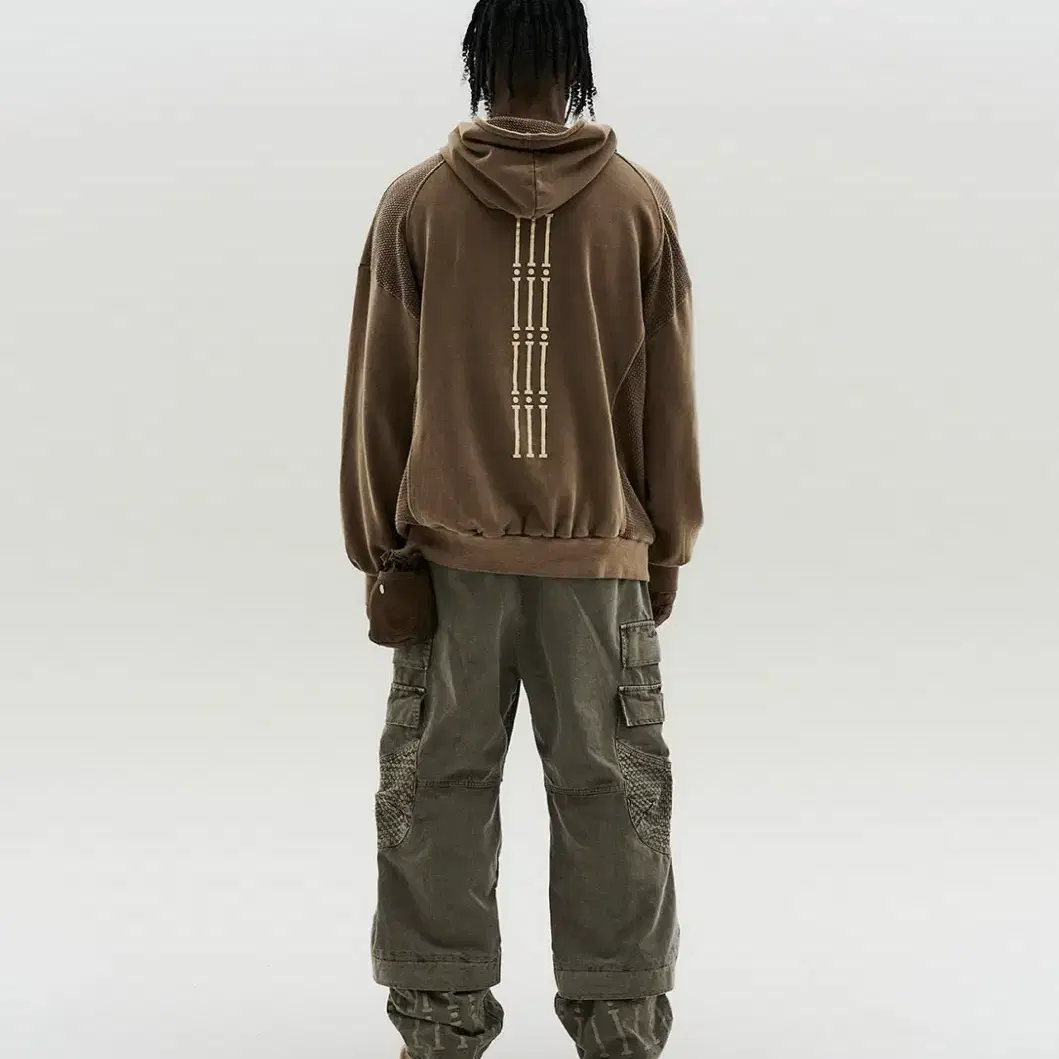 이그노타 core6 washed hoodie camel 후드티 M사이즈