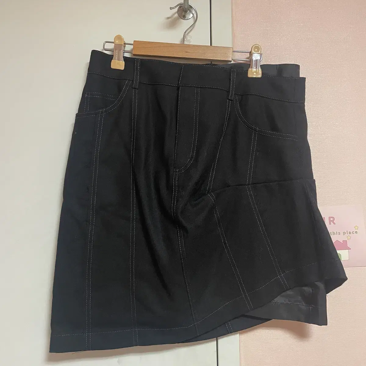 아더에러 스커트 Ariel skirt Noir A2