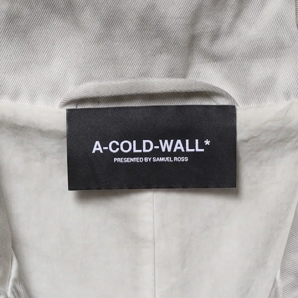 A-COLD- WALL Breasted Washed Jacket