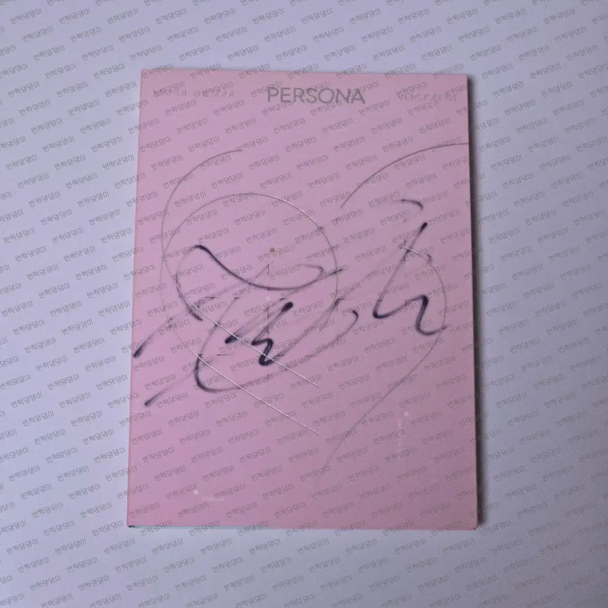Taehyung signed album kim taehyung v teahyeong autograph bangtan bts signature