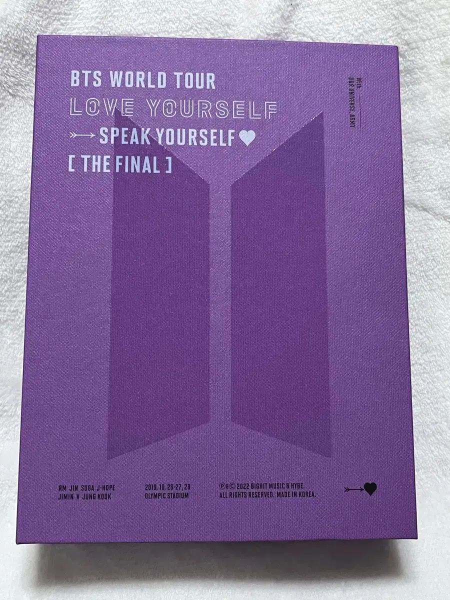 BTS 월드투어 speak yourself the final