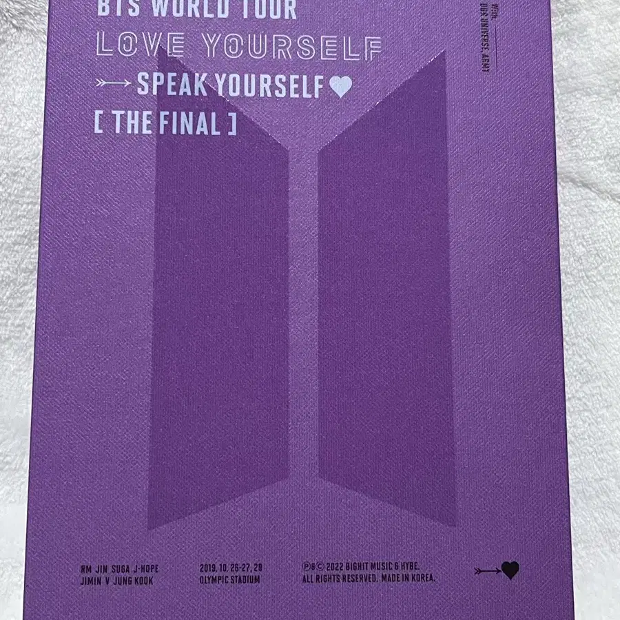 BTS 월드투어 speak yourself the final