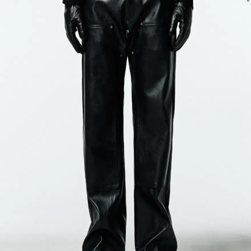 savage 세비지 Faux Leather Work Pants XL 새거