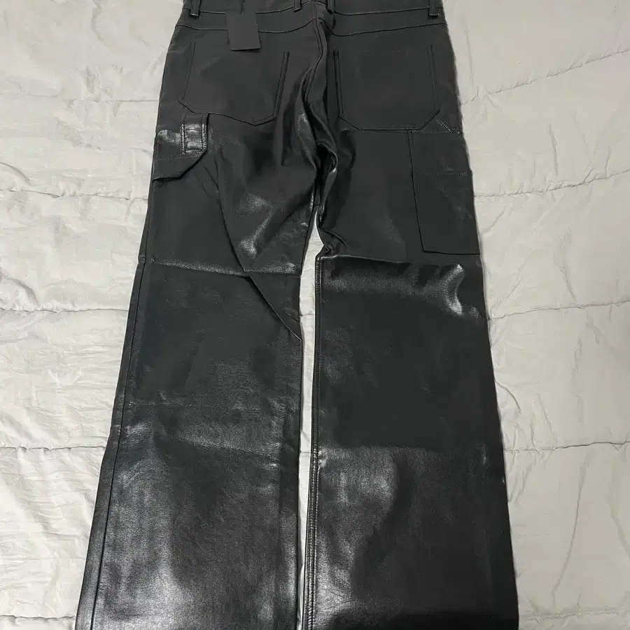 savage 세비지 Faux Leather Work Pants XL 새거