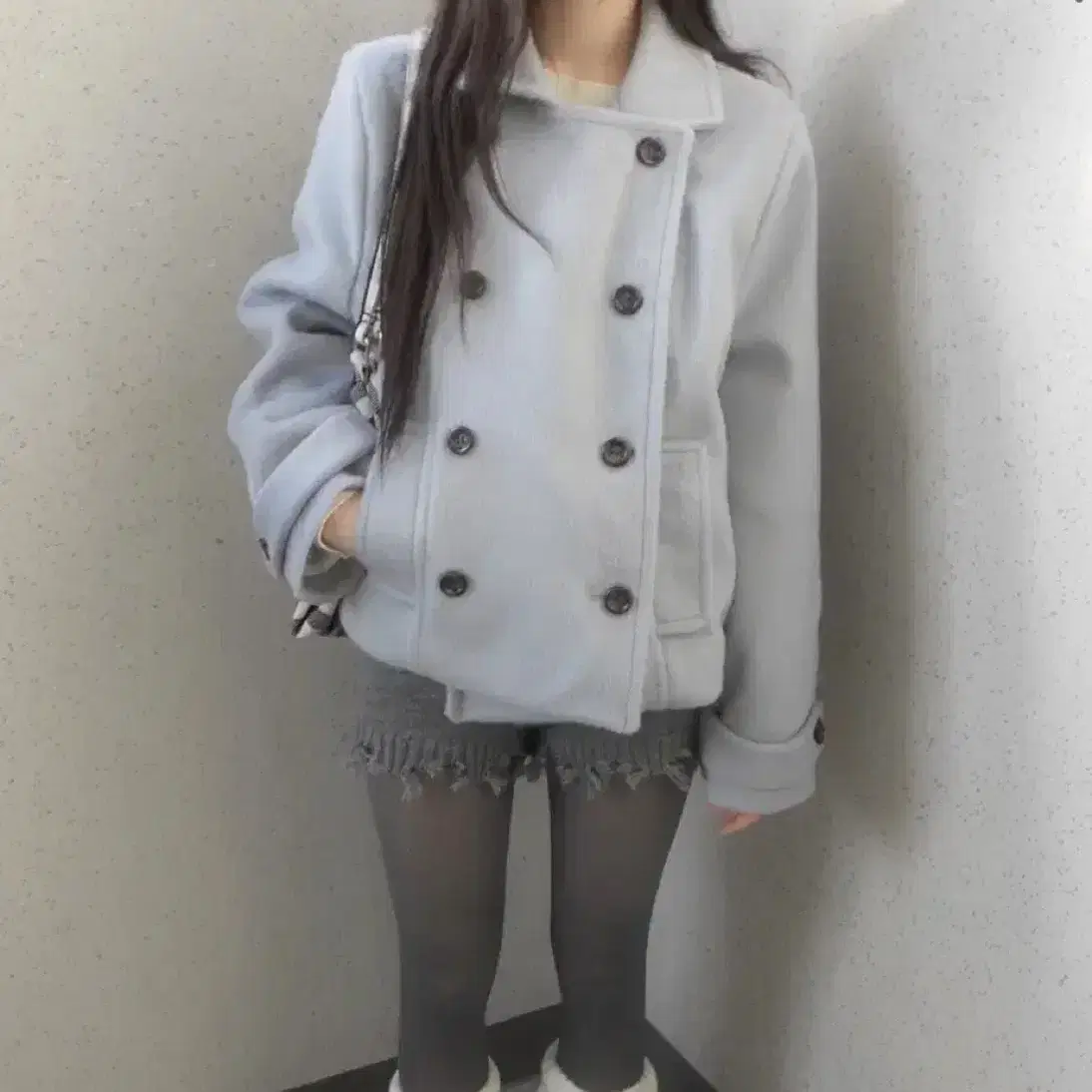 젤레나 코트 / zelena nore double short coat