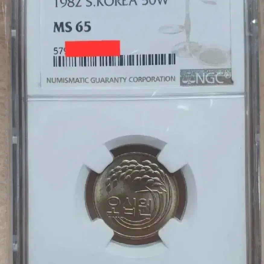 (준특년도) 1982년 50주 NGC MS 65