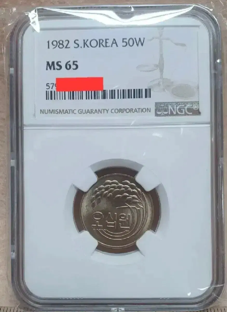 (준특년도) 1982년 50주 NGC MS 65