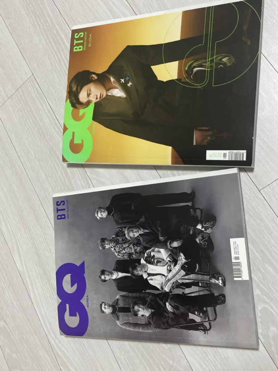 GQ BTS special Edition 2-volume set (all, suga)