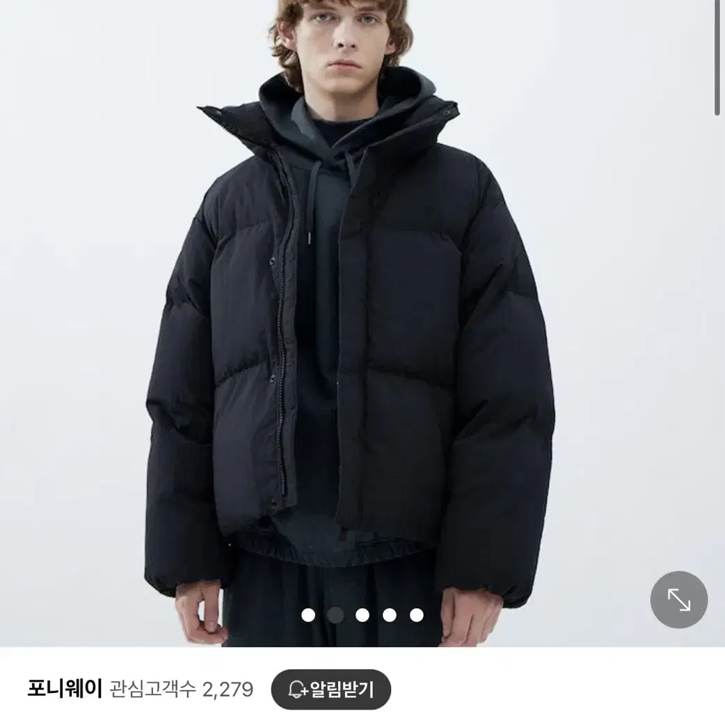 유니클로u 23FW 패딩 블랙