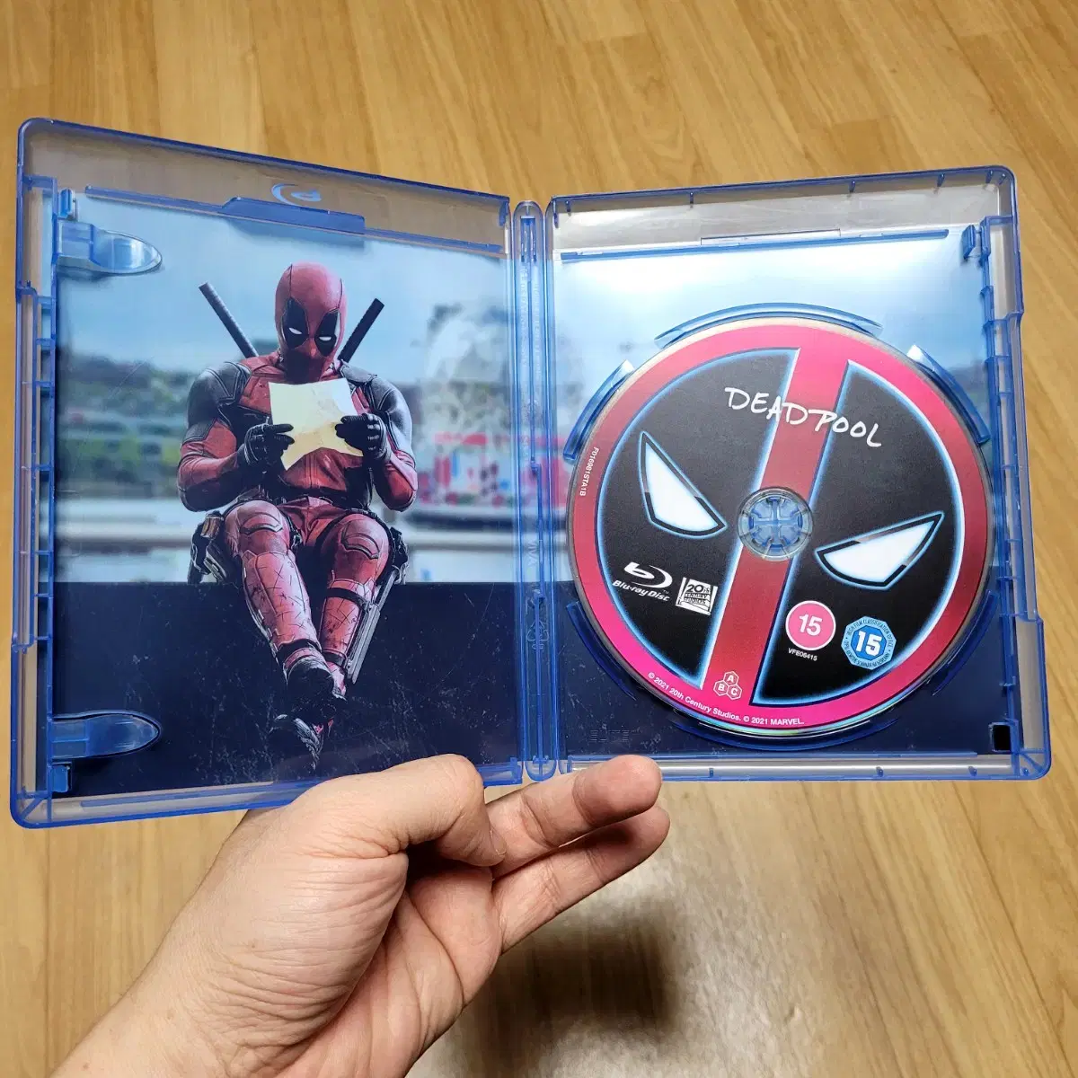 데드풀 DEADPOOL  블루레이 해외판 자막없음