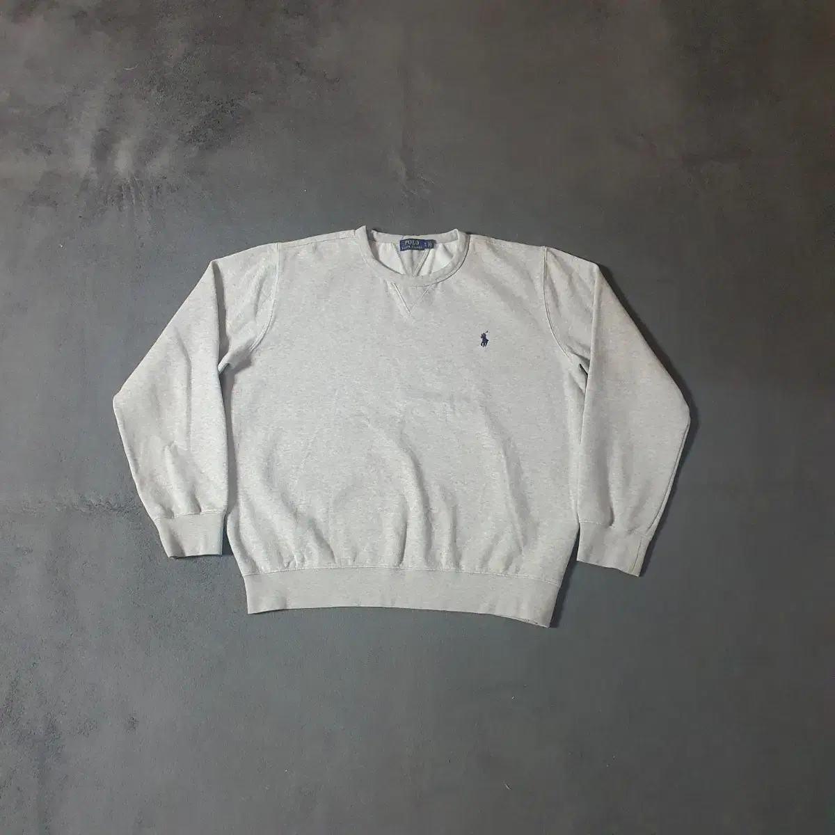 Polo Brushed Crew Neck Crop Top XL