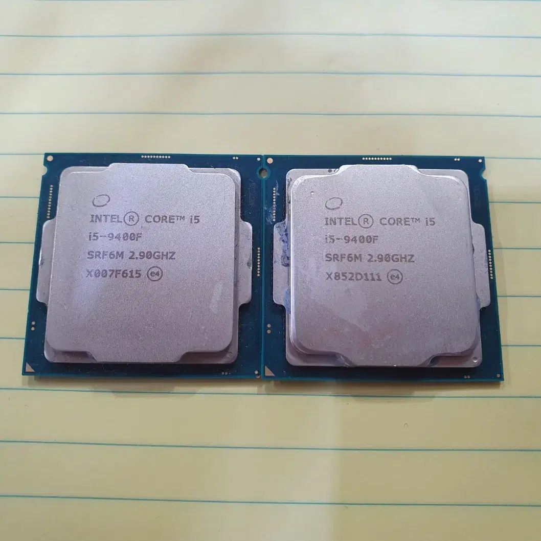 i5 9400F CPU 부품용 2개 일괄