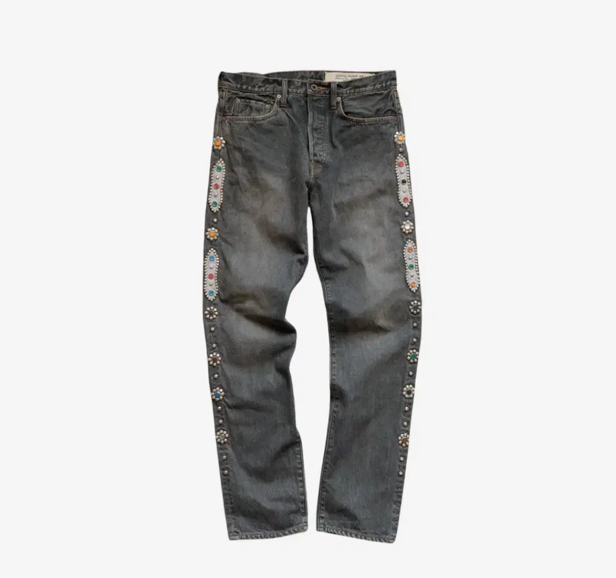 [34] Capital 14oz Denim 5P Monkey Cisco Jamstone Pants Black