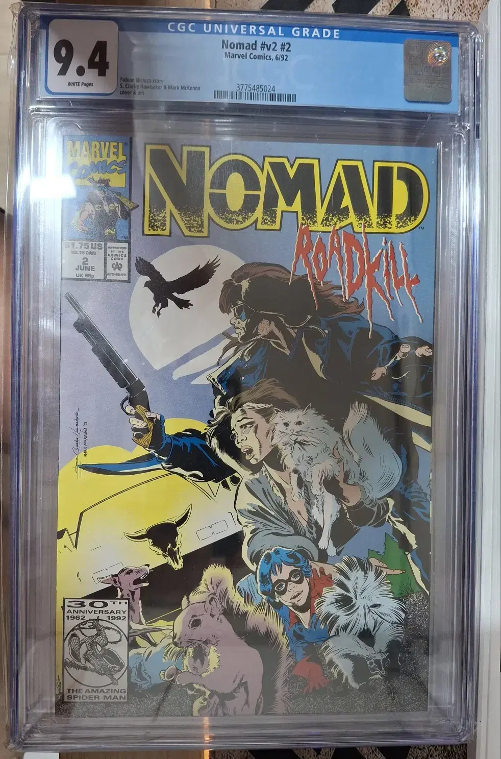 Nomad# V2 #2 1992년 CGC9.4등급 그레이딩 코믹스