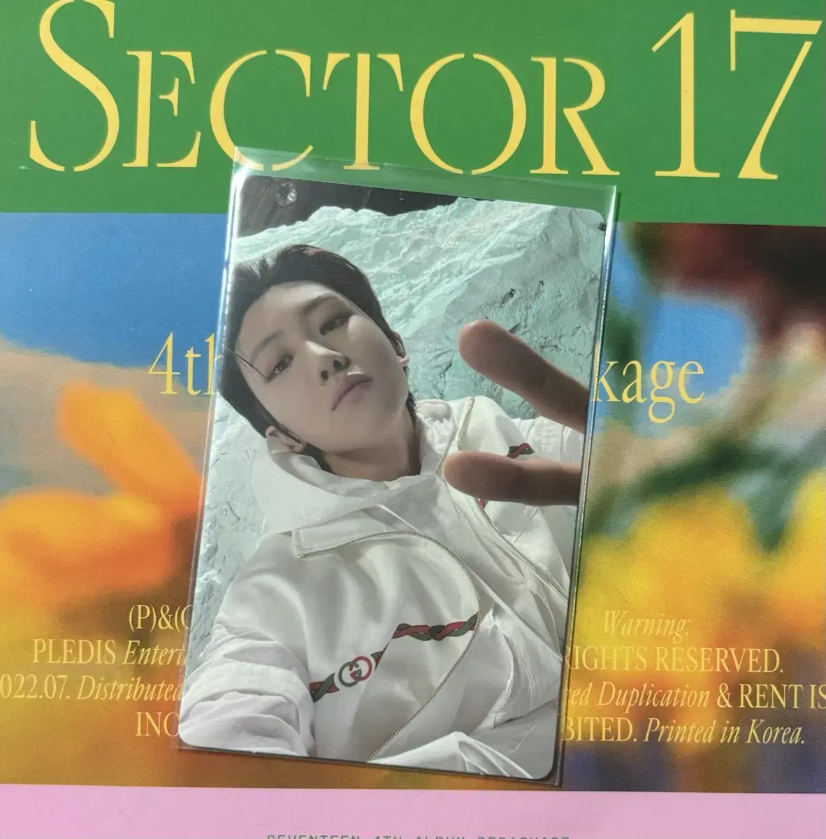 세븐틴 SECTOR 17 포카 판매 합니다