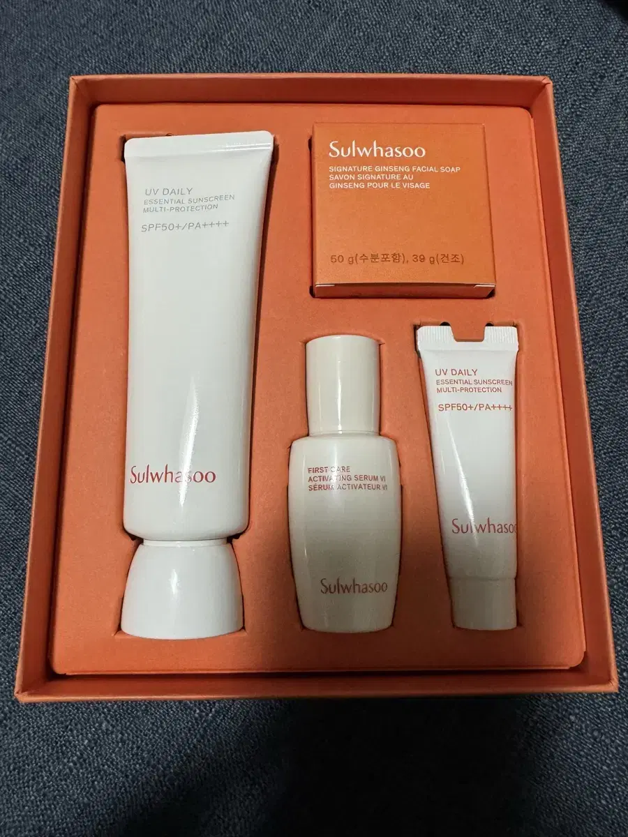 설화수 상백선크림 50ml 단품세트