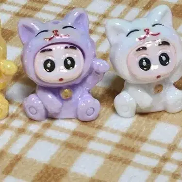 DIY 짱구 고양이 유광 비즈 공예재료 부자제