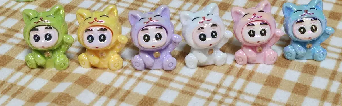 DIY 짱구 고양이 유광 비즈 공예재료 부자제