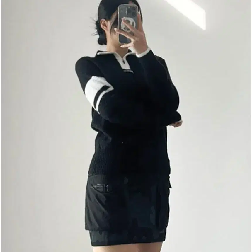 여성골프웨어 HALF ZIP SWEATER 신상입고