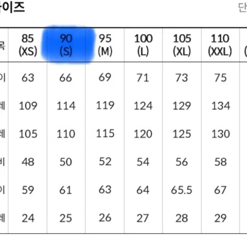 노스페이스 눕시S(90)