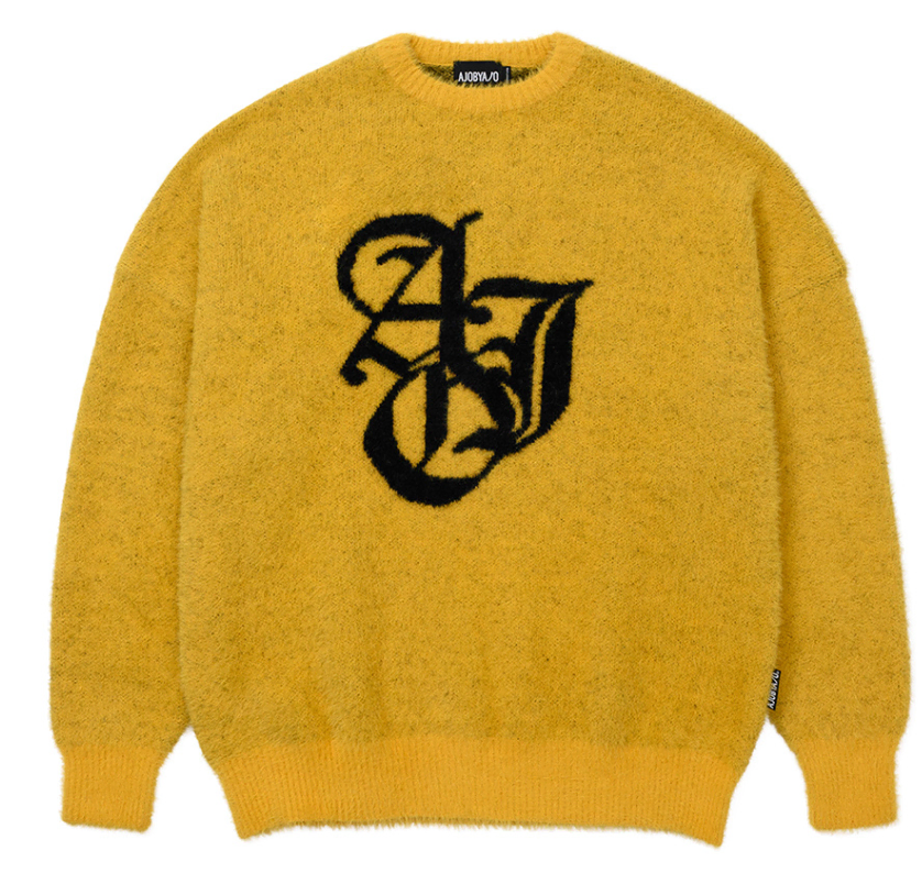 Sporty Logo Sweater [YELLOW]