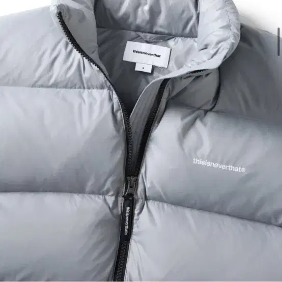 디스이즈네버댓 패딩 그레이 T Down Jacket S사이즈