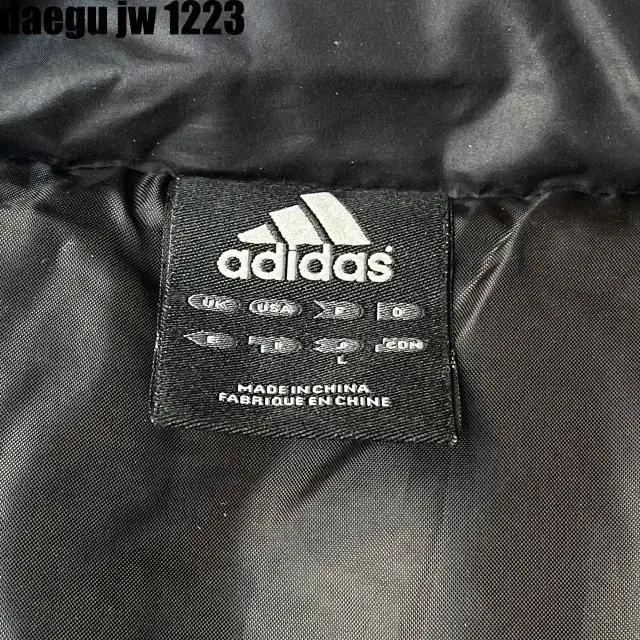 L ADIDAS JUMPER 아디다스 패딩 점퍼