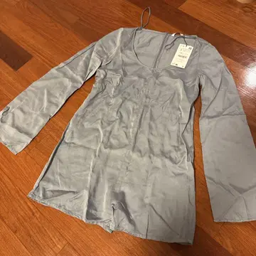 자라 긴팔 브이넥 올인원 롱패딩