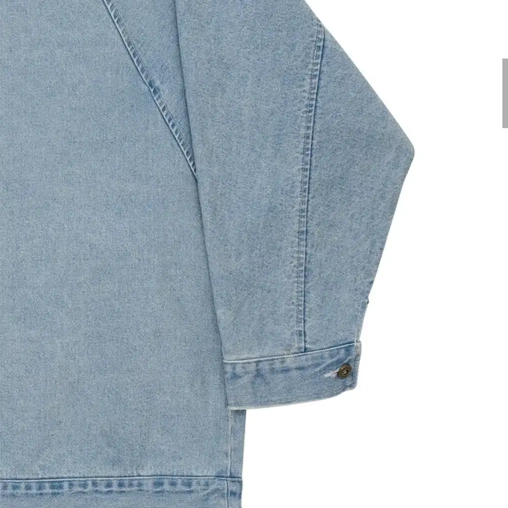 Batwing Oversized Denim Jacket [SKY BLUE