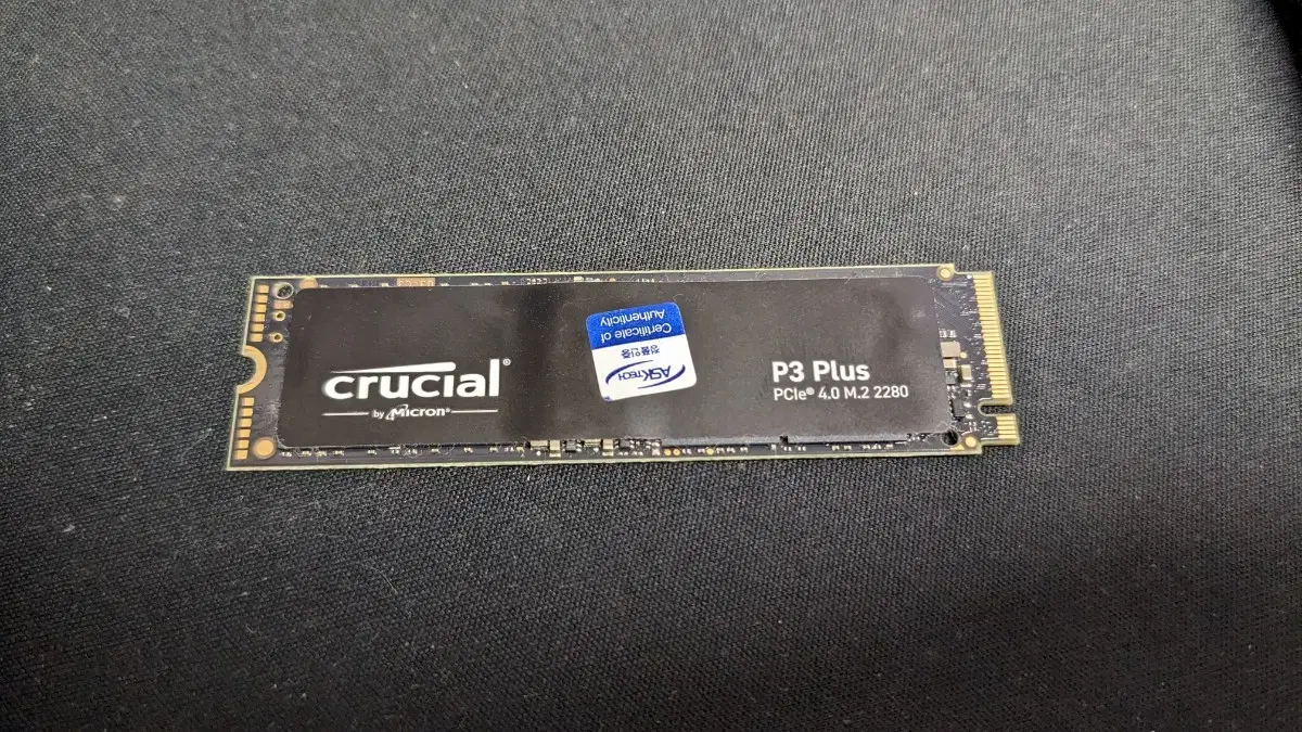 [사용시간0분]마이크론 nvme ssd p3 plus 2TB 판매합니다.