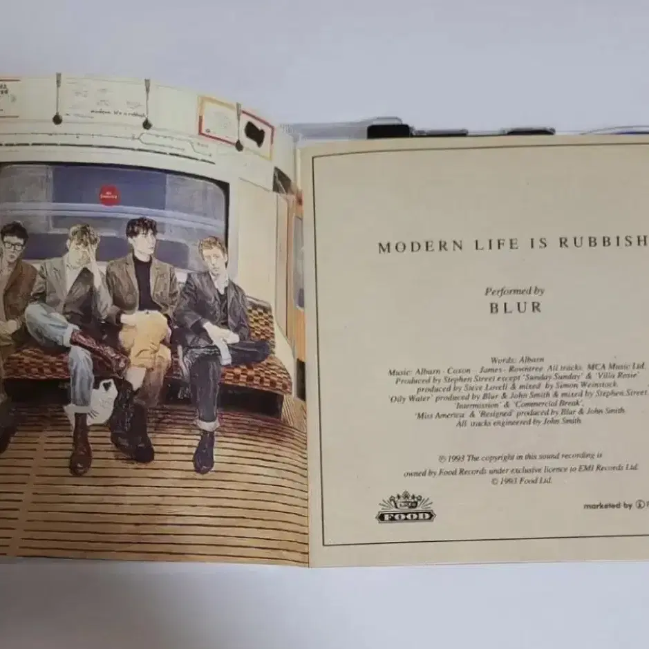 블러 Modern Life 앨범 시디 CD 데이먼 알반 Blur