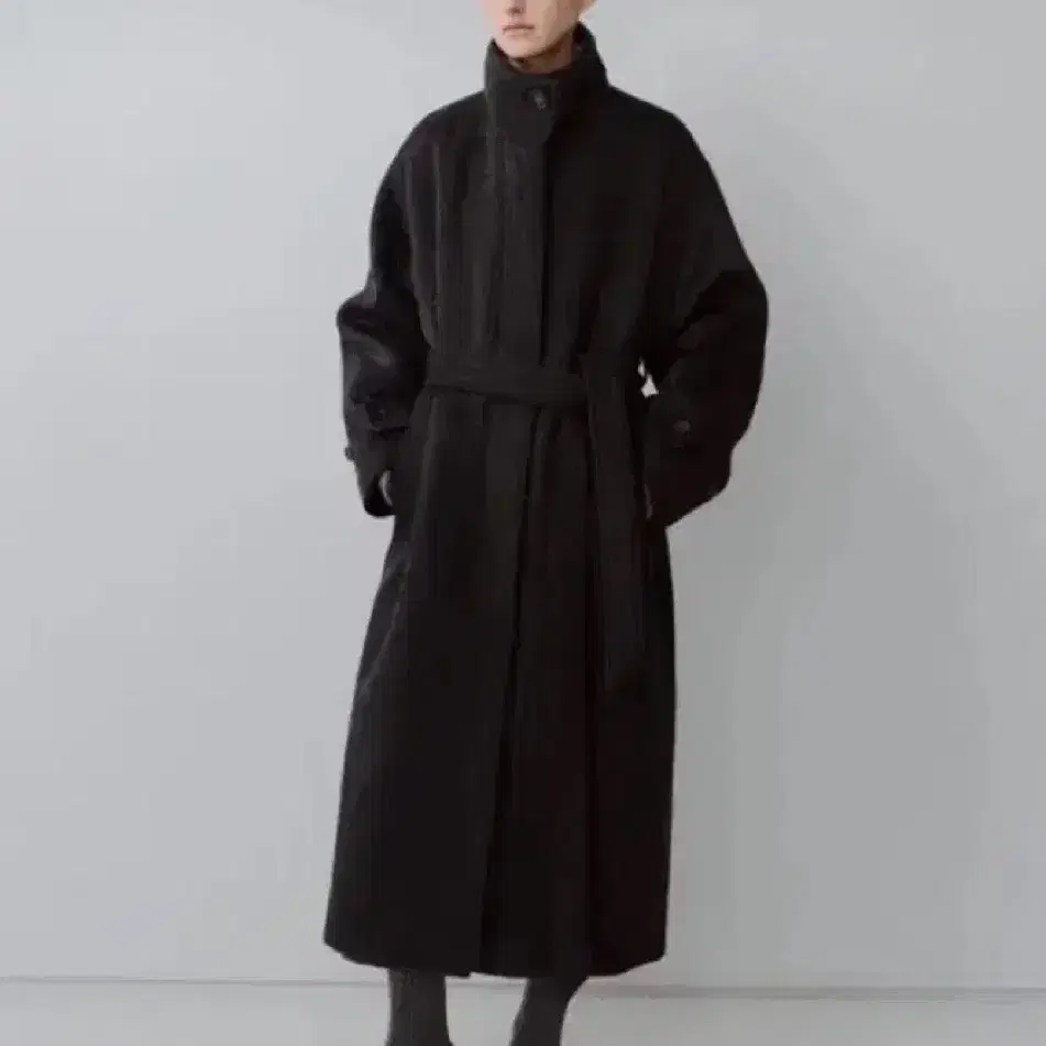 모한 롱 코트 TFW YAK WOOL HIGH NECK COAT