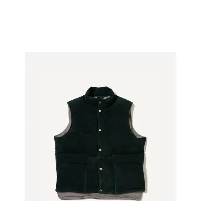 A.PRESSE 아프레쎄 24AW Suede Down Vest 스웨이드