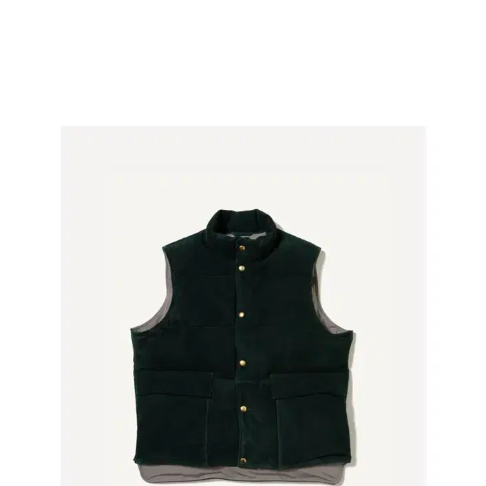 A.PRESSE 아프레쎄 24AW Suede Down Vest 스웨이드