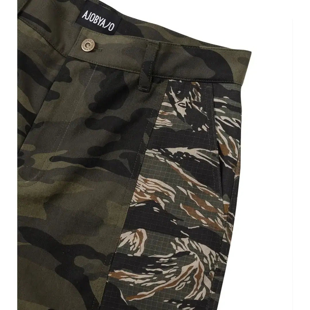 Camouflage Mixed Pants [KHAKI]