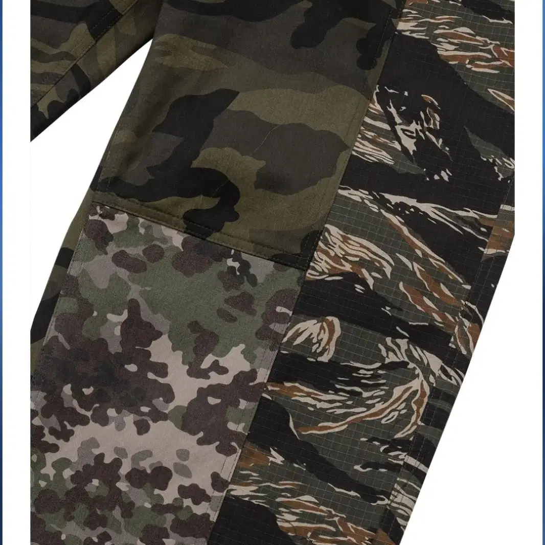 Camouflage Mixed Pants [KHAKI]