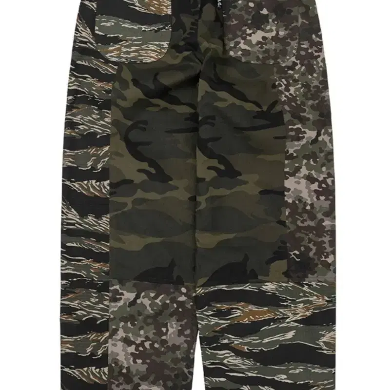 Camouflage Mixed Pants [KHAKI]