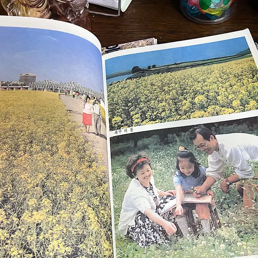 빈티지 옛날 레트로 잡지 국민학교 (계절 봄)