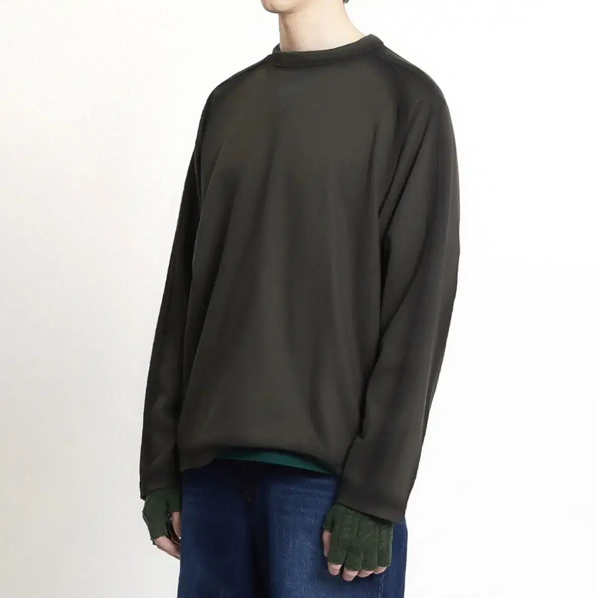 이스트로그 modified crew neck